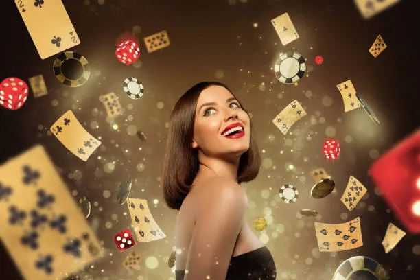 Ace and king cards with casino chips